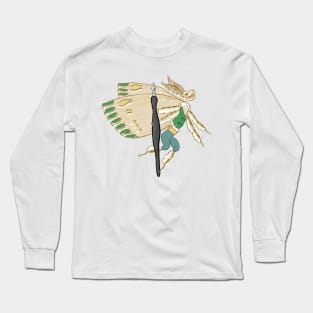 Doggerel Moth with Fountain Pen Long Sleeve T-Shirt